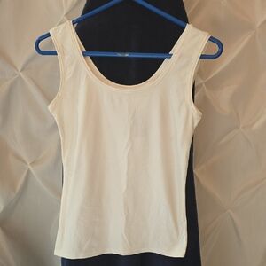 NWT White House Black Market Cream Tank Top